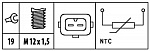 Датчик, температура масла; Датчик температуры охлаждающей жидкости LAND ROVER FREELANDER (LN),FREELANDER Soft Top MG MG TF,MG ZS,MG ZS Hatchback,MGF (RD) ROVER 200 (RF),25 (RF),400 (RT)