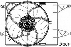 Вентилятор охлаждения двигателя FIAT LINEA (323)