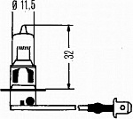 H3 24V- 70W  (PK22s)