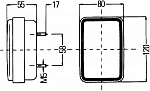 Задний фонарь, со штекером, слева, справа, P21/5W P21W, с поворотником, со стоп-сигналом, с габаритом