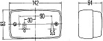 Противотуманный фонарь Mercedes O309