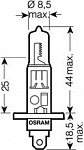 H1 12V- 55W (P14,5s) (увеличенный срок службы) Ultra Life