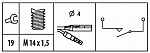 Выключатель, фара заднего хода LAND ROVER FREELANDER (LN),FREELANDER Soft Top MG MG TF,MG ZS,MG ZS Hatchback,MGF (RD) ROVER 200 (RF),25 (RF),400 (RT),400 Tourer (XW),400 Хэтчбек (RT),45 (RT),45 седан (RT),COUPE,STREETWISE