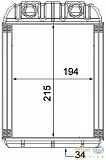 Радиатор печки VAG TOUAREG 2.5D/3.2D/3.2/3.6/4.5/4.8/6.1