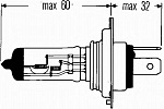 H4 12V- 60/55W (P43t) (+120% света) (18 шт.)