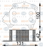 Масляный радиатор CITROEN BERLINGO (MF),BERLINGO,BERLINGO фургон (M_),C1 (PM_, PN_),C2 (JM_),C3 I (FC_),C3 II,C3 Pluriel (HB_),C4 I (LC_),C4 купе (LA_),NEMO,,XSARA (N1) PEUGEOT 1007 (KM_),107,206 SW (2E/K)