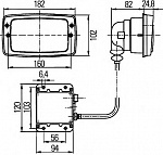 Фара рабочего освещения, с предвключённым аппаратом, D2S (Газоразрядная лампа), ксеноновый