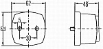 Габаритный фонарь (C5W) левый/ правый, с катафотом