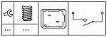 Выключатель стоп-сигнала; Выключатель сцепления (Tempomat) MITSUBISHI COLT CZC кабрио (RG),COLT VI (Z3_A, Z2_A) NISSAN KUBISTAR (X76),KUBISTAR фургон RENAULT  SMART FORFOUR (454)