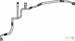 Трубопровод высокого / низкого давления, кондиционер FORD MONDEO III (B5Y),MONDEO III седан (B4Y),MONDEO III универсал (BWY)