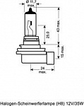 H8 12V-35W (PGJ19-1)