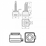 D1S 85V-35W (PK32d-2) X-tremeVision (блистер)