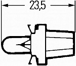 BAX 12V-2W (BAX8,5d) green