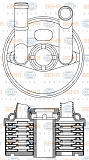 Радиатор АКПП (масляный) SEAT AROSA (6H),CORDOBA (6L2),IBIZA IV (6L1) SKODA FABIA Combi (6Y5),FABIA Praktik VW LUPO (6X1, 6E1),POLO (9N_)
