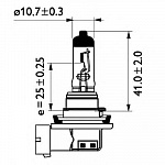 H11 24V- 70W (PGJ19-2) (вибростойкая) MasterDuty