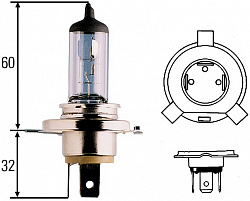 Лампа накаливания, H4