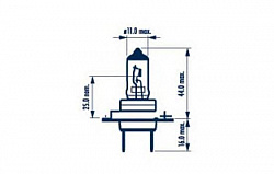 Лампа H7 24V- 70W (PX26d)