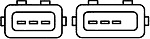 Датчик положения дроссельной заслонки AUDI/VW 80/A6/GOLF 3 2.0 АКПП