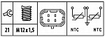 Датчик температуры охлаждающей жидкости ALFA ROMEO 147 (937),156 (932),156 Sportwagon (932),166 (936),GTV (916C_),SPIDER (916S_) FIAT BARCHETTA (183),BRAVA (182),BRAVO I (182),MAREA (185),MAREA Weekend (185)