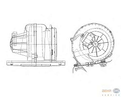 Моторчик печки NISSAN KUBISTAR (X76) RENAULT KANGOO (KC0/1_),KANGOO Express (FC0/1_)