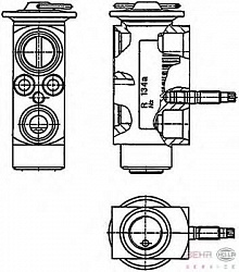 Клапан кондиционера расширительный