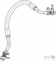 Трубопровод высокого давления, кондиционер CITROEN C4 Picasso I (UD_)