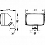 External FF Фара рабочего освещения (H3) Double-Beam