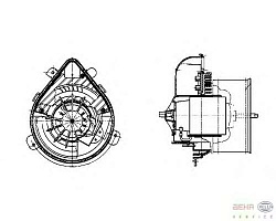 Моторчик печки, спереди справа CITROEN EVASION (22, U6),JUMPY (U6U),JUMPY бортовой (BU_, BV_, BW_, BX,JUMPY фургон (BS_, BT_, BY_, BZ_) FIAT ULYSSE (179AX) LANCIA PHEDRA (179) PEUGEOT 806 (221),EXPERT (224)