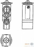 Расширительный клапан кондиционера OPEL CORSA C,TIGRA TwinTop PEUGEOT 306 (7B, N3, N5),306 Break (7E, N3, N5),306 кабрио (7D, N3, N5),306 Хэтчбек (7A, 7C, N3, N5) SAAB 900 II,900 II кабрио,900 II купе