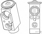 Расширительный клапан кондиционера DAF LF 45,LF 55 RENAULT TRUCKS Kerax,Midlum,Premium 2 VOLVO FE,FL