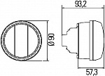 D90мм Фара дневного света (P21W, FF, с габаритом LED)