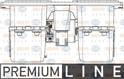 Моторчик печки DAF LF 45,LF 55 RENAULT TRUCKS Kerax,Midlum,Premium 2