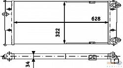 Радиатор охлаждения двигателя SEAT CORDOBA (6K1, 6K2),CORDOBA Vario (6K5),IBIZA II (6K1) VW POLO CLASSIC (6KV2),POLO Variant (6KV5)