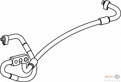 Трубопровод высокого / низкого давления, кондиционер FORD FOCUS (DAW, DBW),FOCUS седан (DFW),FOCUS универсал (DNW)