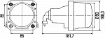 D90мм Би-Галоген модуль Premium (ближний/ дальний, DE, H7) 24V
