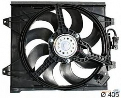 Вентилятор охлаждения двигателя FIAT 500,500 C FORD KA