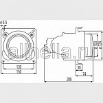 D100мм дальнего свет Ксенон модуль (DE, D2S, с блоком) 24V