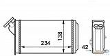 Радиатор печки CITROEN AX (ZA-_) PEUGEOT 106 I (1A, 1C)