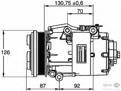 Компрессор кондиционера 12V