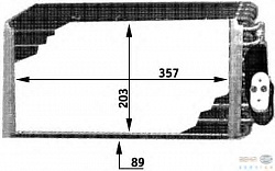 Испаритель кондиционера MERCEDES-BENZ S-CLASS (W140),S-CLASS купе (C140)