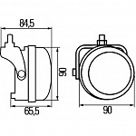 Фары дневного света 90mm LED комплект