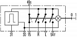 Указатель аварийной сигнализации, W1,2W