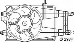 Вентилятор охлаждения двигателя FIAT PUNTO (188)