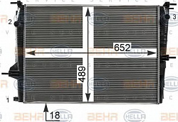 Радиатор охлаждения двигателя RENAULT GRAND SC?NIC III (JZ0/1_),MEGANE CC (EZ0/1_),MEGANE III Grandtour (KZ0/1),MEGANE III купе (DZ0/1_),MEGANE III Хэтчбек (BZ0_),SC?NIC III (JZ0/1_)