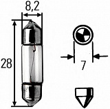 Fest T6 12V-3W (SV7-28/8.2)