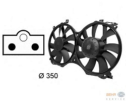 Вентилятор охлаждения двигателя MERCEDES-BENZ E-CLASS (W210),E-CLASS универсал (S210)