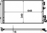 Конденсатор, кондиционер, с осушителем RENAULT FLUENCE (L30_),GRAND SC?NIC III (JZ0/1_),MEGANE CC (EZ0/1_),MEGANE III Grandtour (KZ0/1),MEGANE III купе (DZ0/1_),MEGANE III Хэтчбек (BZ0_),SC?NIC III (JZ0/1_)