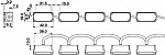 Фары дневного света LEDayFlex II 6 диодов (комплект) 24V