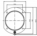 Модуль противотуманного света D90 мм. L4060 LED