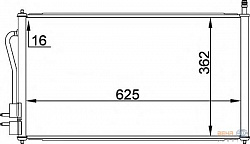 Радиатор кондиционера FORD FOCUS I 98-04